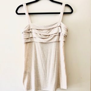 BCBGeneration cream tank sz Medium